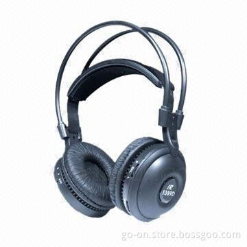 Soft Headband In-Car IR Wireless Stereo Headphones with Dual Channel
